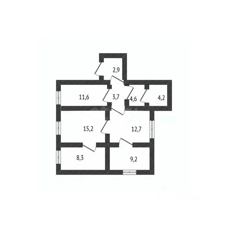 Дом в Белгородская область, Ровеньки городское поселение, Ровеньки рп ... - Фото 2