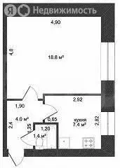 1-комнатная квартира: Ялуторовск, Лесозаводская улица, 2 (31 м) - Фото 1