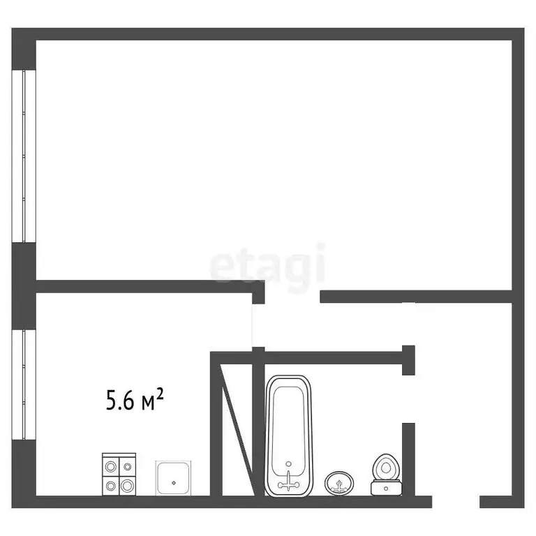 1-комнатная квартира: Воронеж, улица Юлюса Янониса, 14 (31 м) - Фото 1