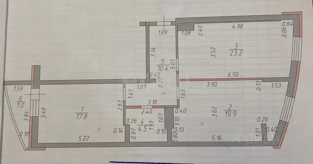 3-к кв. Татарстан, Казань ул. Симонова, 15 (76.0 м) - Фото 2