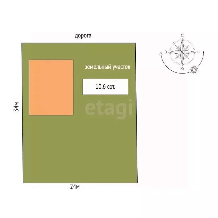 Дом в Владимирская область, Меленки Красноармейская ул., 93блок10 (47 ... - Фото 2