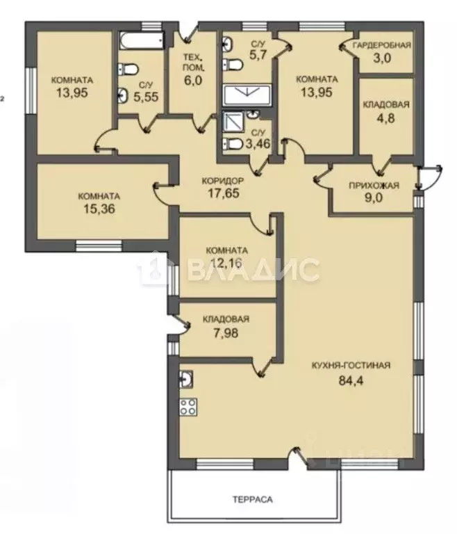 Дом в Ленинградская область, Тосненский район, Федоровское городское ... - Фото 2