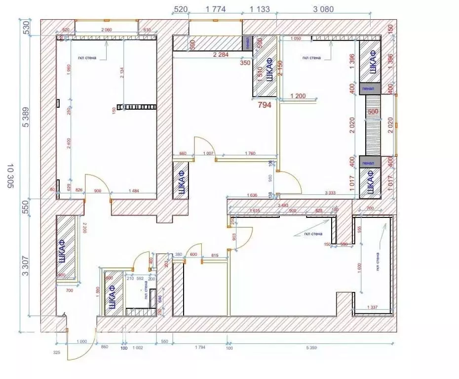 3-к кв. Орловская область, Орел ул. Панчука, 83А (85.0 м) - Фото 1