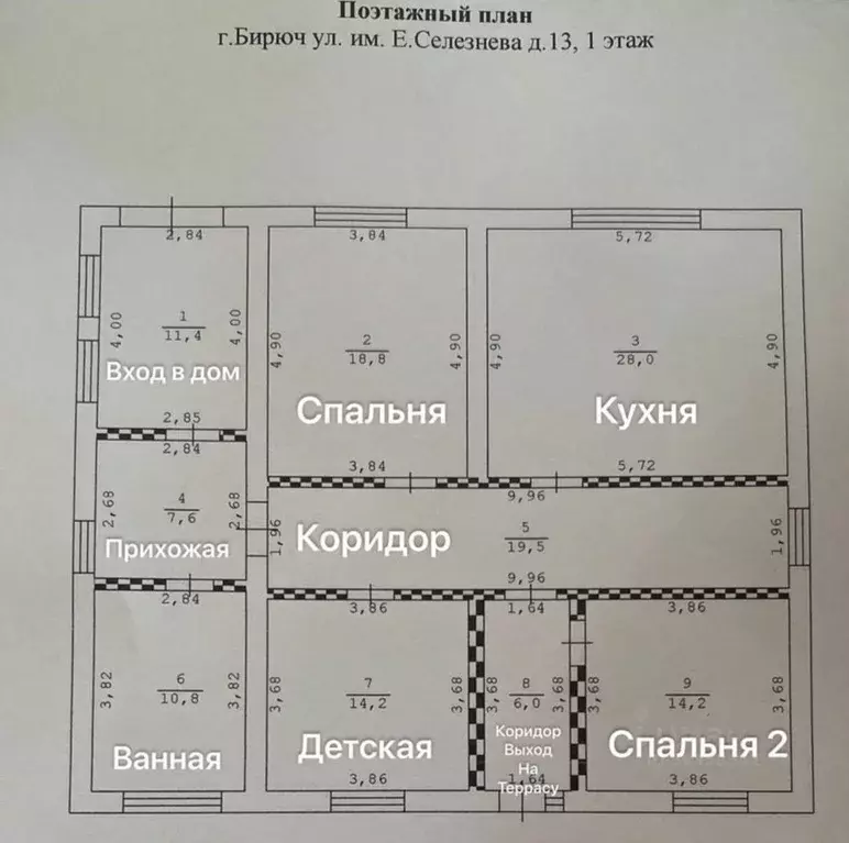 Дом в Белгородская область, Бирюч Красногвардейский район, ул. ... - Фото 1