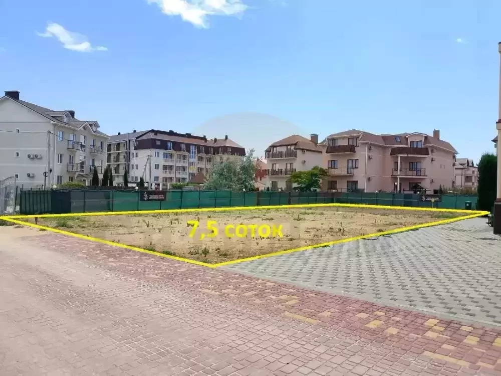 Участок в Крым, Сакский район, Новофедоровка пгт ул. Киевская (7.5 ... - Фото 1