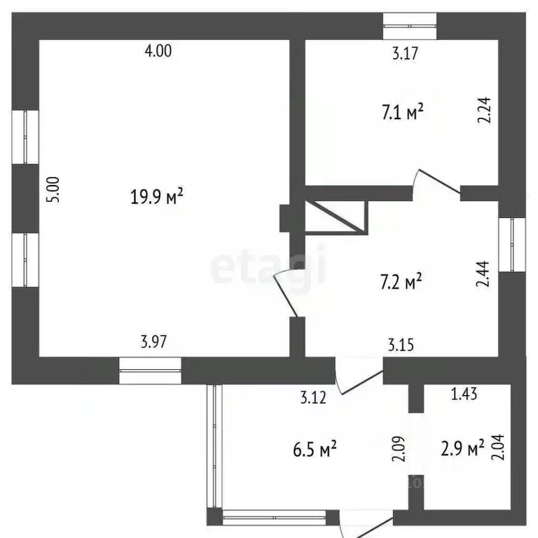Дом в Крым, Кировский район, с. Владиславовка ул. Гагарина (50 м) - Фото 2
