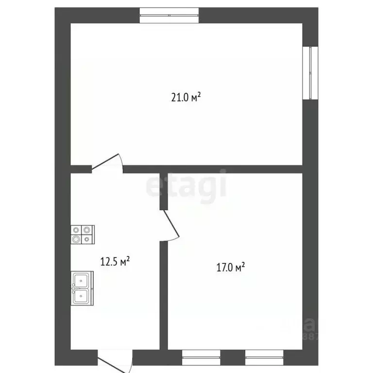 Дом в Орловская область, Орел Мостовой пер., 11 (53 м) - Фото 2