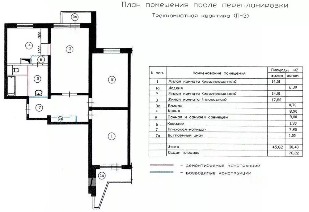 3-к кв. Москва Варшавское ш., 145К2 (76.0 м) - Фото 1