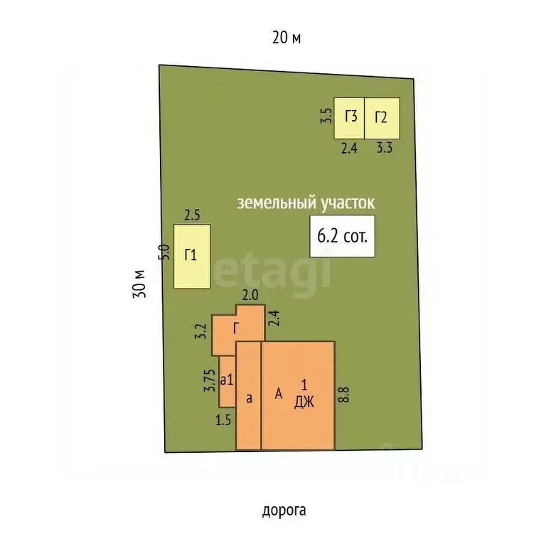 Дом в Нижегородская область, Выкса ул. Белякова, 145 (44 м) - Фото 1
