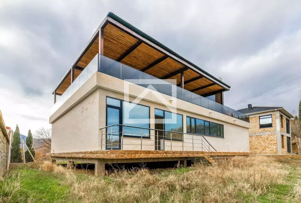 Коттедж в Крым, Алушта муниципальный округ, с. Виноградное ул. ... - Фото 1