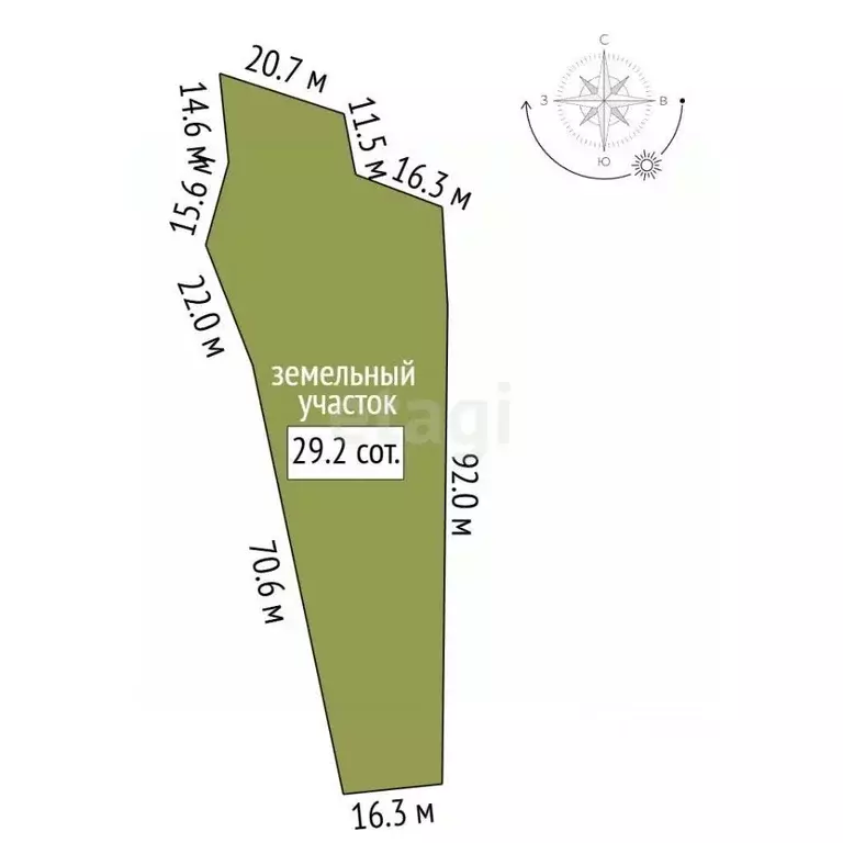 Участок в Ленинградская область, Мурино Всеволожский район,  (29.17 ... - Фото 1