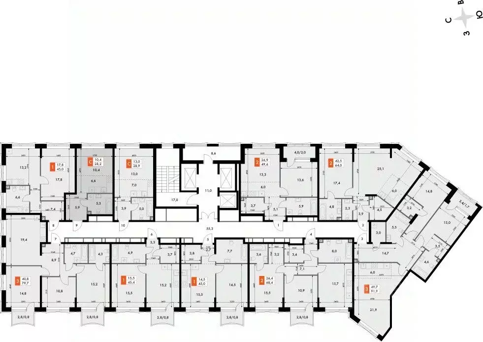 Студия Нижегородская область, Нижний Новгород Черниговская ул. (28.2 ... - Фото 1