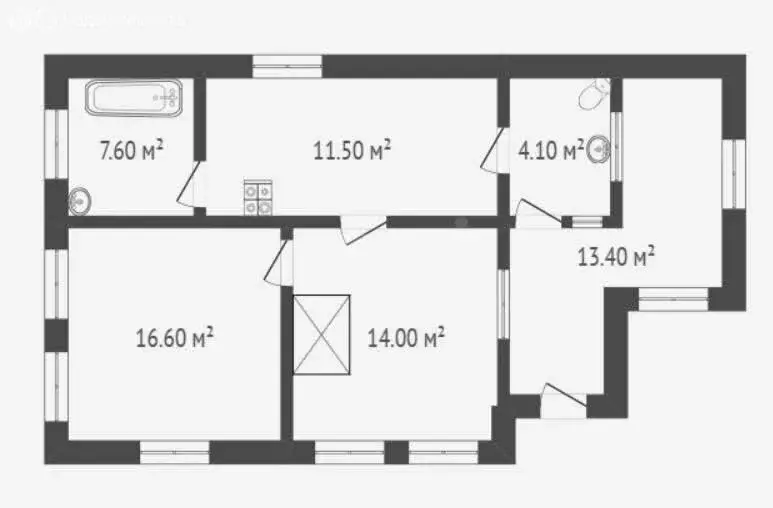 Дом в Борисоглебск, Горная улица (74.9 м) - Фото 1