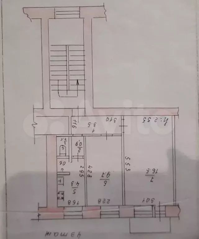 2-к. квартира, 40 м, 4/4 эт. - Фото 0