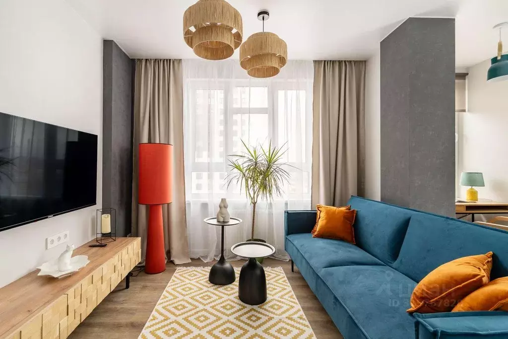 Квартира, 2 комнаты, 50.4 м - Фото 1