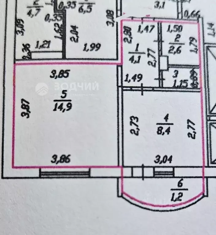 1-к кв. Чувашия, Чебоксары ул. Академика В.Н.Челомея, 5 (31.0 м) - Фото 2
