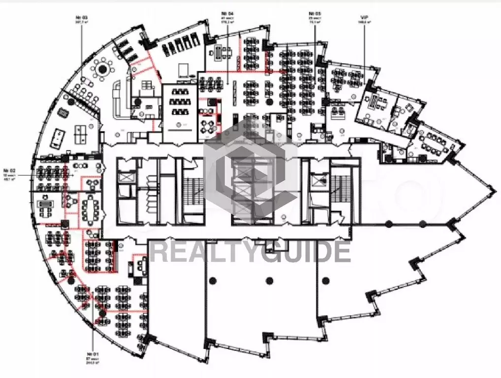 175 м2 Бизнес центр  DM tower  A - Фото 0