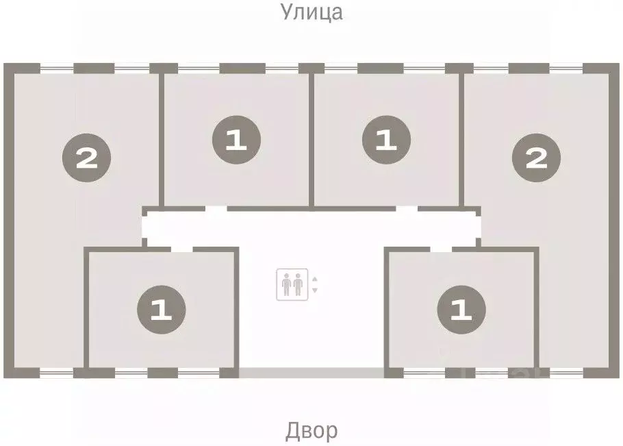 1-к кв. Омская область, Омск  (42.11 м) - Фото 1