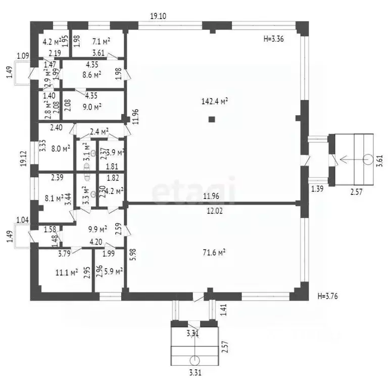Помещение свободного назначения в Тюменская область, Тюменский ... - Фото 2