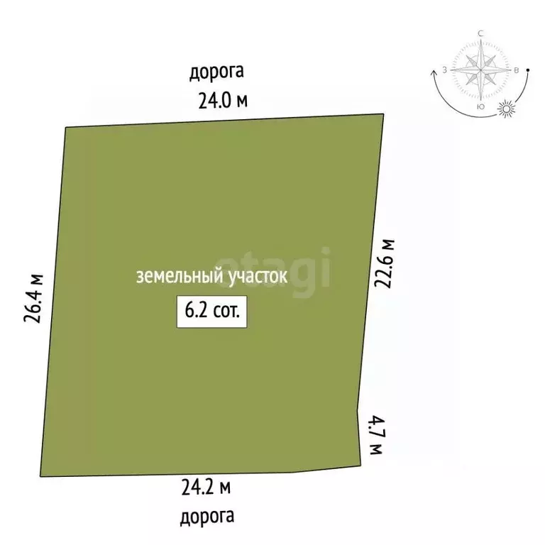 Участок в Башкортостан, Стерлитамакский район, Октябрьский сельсовет, ... - Фото 1