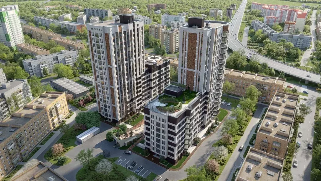 2-к кв. Пензенская область, Пенза Ньютон жилой комплекс (103.19 м) - Фото 2