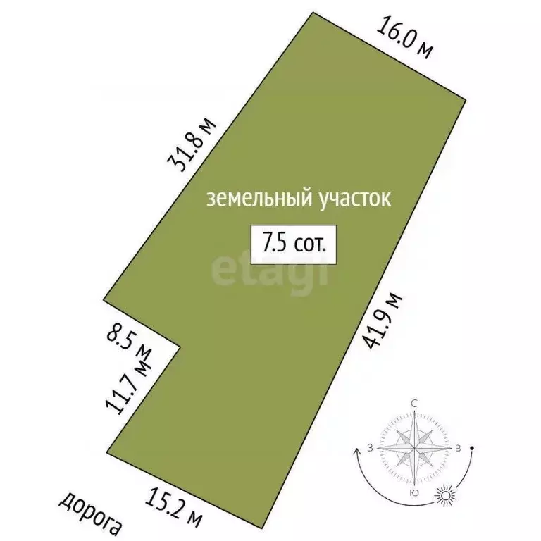 Участок в Тюменская область, Нижнетавдинский район, Царицыно СНТ ул. ... - Фото 1