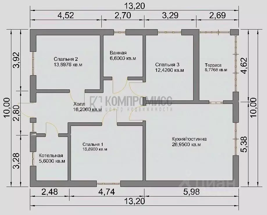 Дом в Краснодарский край, Динской район, Пластуновское с/пос, ... - Фото 2