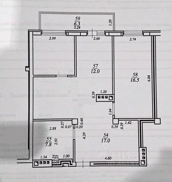 2-к кв. Самарская область, Самара Революционная ул., 4 (71.4 м) - Фото 2