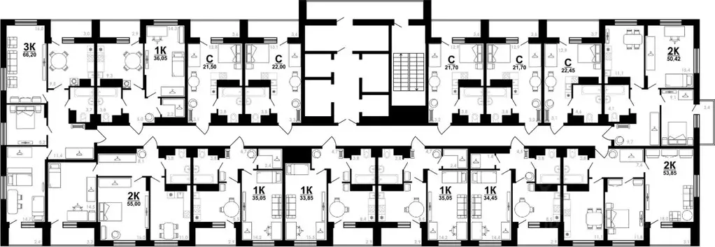 2-к кв. Нижегородская область, Нижний Новгород Коломенская ул., 8к4 ... - Фото 1