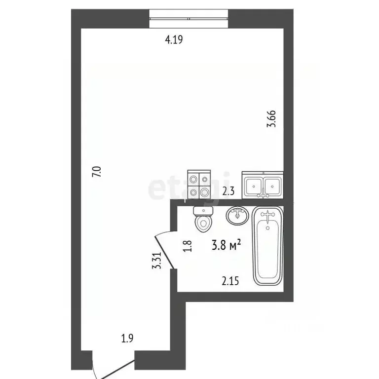 Студия Мордовия, Саранск ул. Юрия Святкина, 4 (25.4 м) - Фото 2