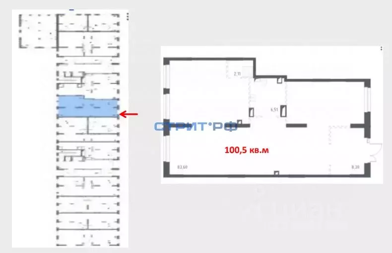 Торговая площадь в Московская область, Ленинский городской округ, ... - Фото 2