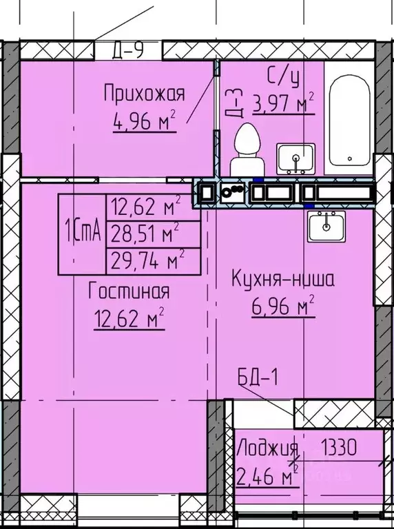 Студия Татарстан, Нижнекамск ул. Баки Урманче, 12 (29.74 м) - Фото 0