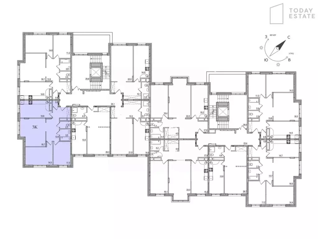 3-к кв. Московская область, Мытищи городской округ, д. Болтино ул. ... - Фото 2