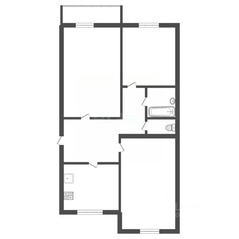 3-к кв. Тульская область, Богородицк Восточный мкр, 3 (63.8 м) - Фото 2