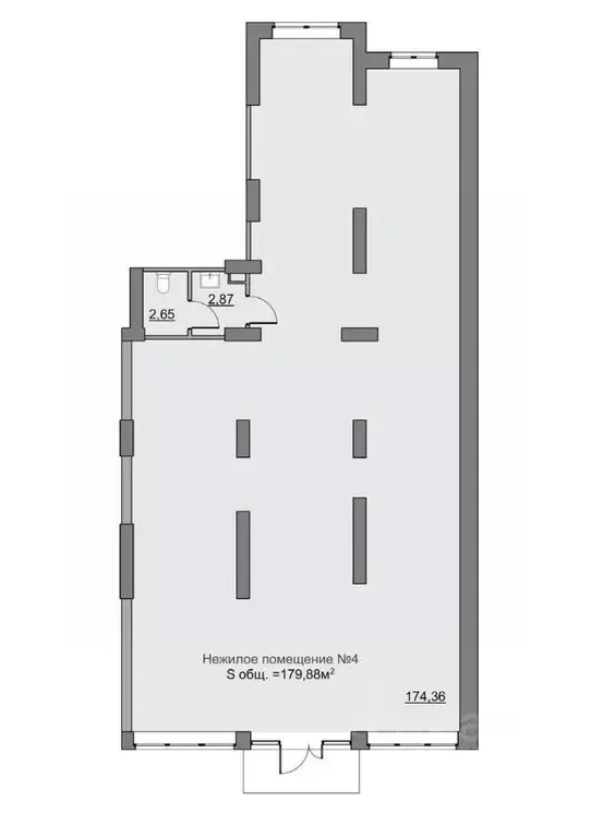 Офис в Саратовская область, Саратов ул. Имени Н.В. Кузнецова, 1 (180 ... - Фото 1