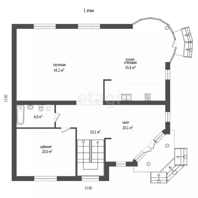 Дом в Ставропольский край, Кисловодск ул. Рубина, 52 (479 м) - Фото 1