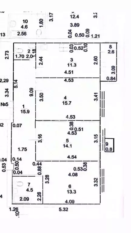 3-к кв. Башкортостан, Уфа ул. Октябрьской Революции, 27Б (76.8 м) - Фото 2