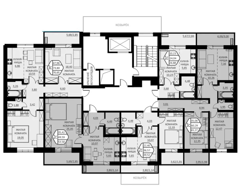 1-к кв. Пермский край, д. Кондратово ул. Г.Н. Нифантова, 12 (26.88 м) - Фото 2