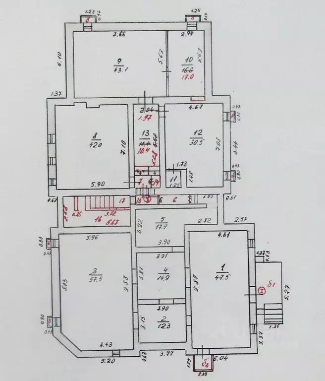 Офис в Владимирская область, Владимир ул. Володарского, 12 (177 м) - Фото 1