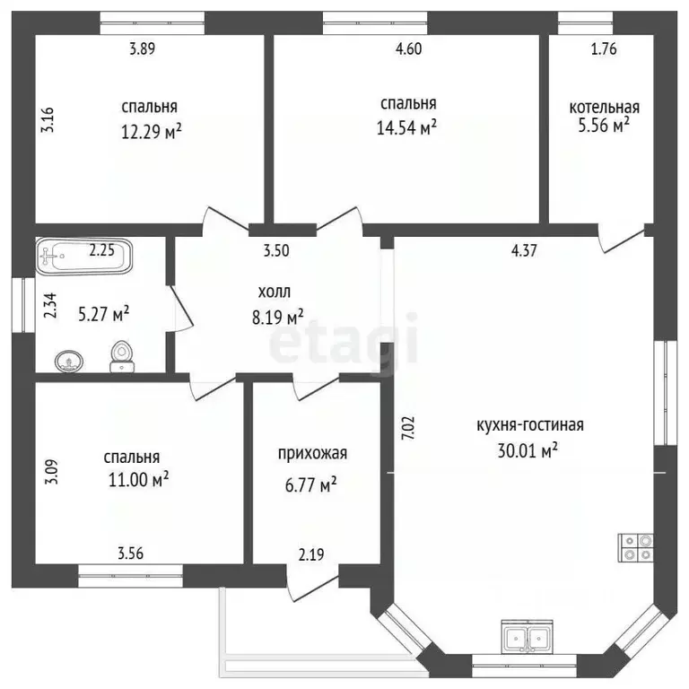 Дом в Тюменская область, Тюменский муниципальный округ, с. Перевалово, ... - Фото 2