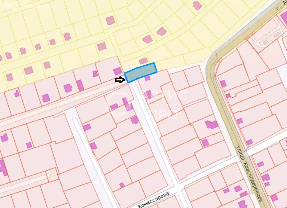 Участок в посёлок Бобровский, Западная улица (8.9 м) - Фото 2