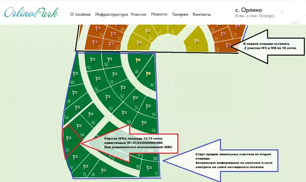 Участок в Ленинградская область, Гатчинский муниципальный округ, с. ... - Фото 2