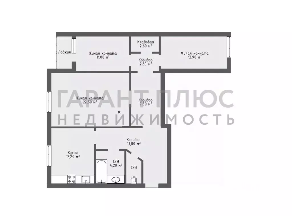 3-к кв. Липецкая область, Липецк ул. Фрунзе, 43 (93.0 м) - Фото 2