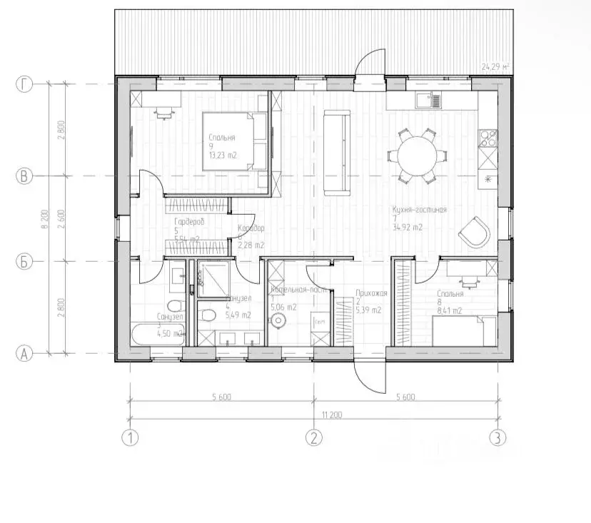Коттедж в Пермский край, Пермский муниципальный округ, Гляденовский ... - Фото 2