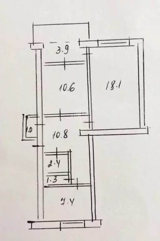2-к кв. Севастополь ул. Генерала Жидилова, 32 (51.0 м) - Фото 2