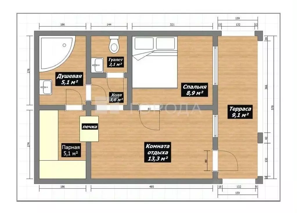 Дом в Алтайский край, Первомайский район, Домостроитель СНТ 14-я линия ... - Фото 2