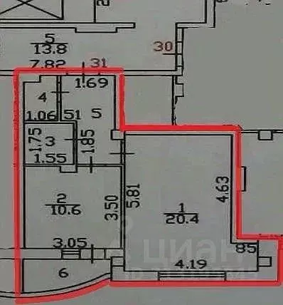 1-к кв. Тюменская область, Тюмень ул. Василия Гольцова, 1 (41.2 м) - Фото 0