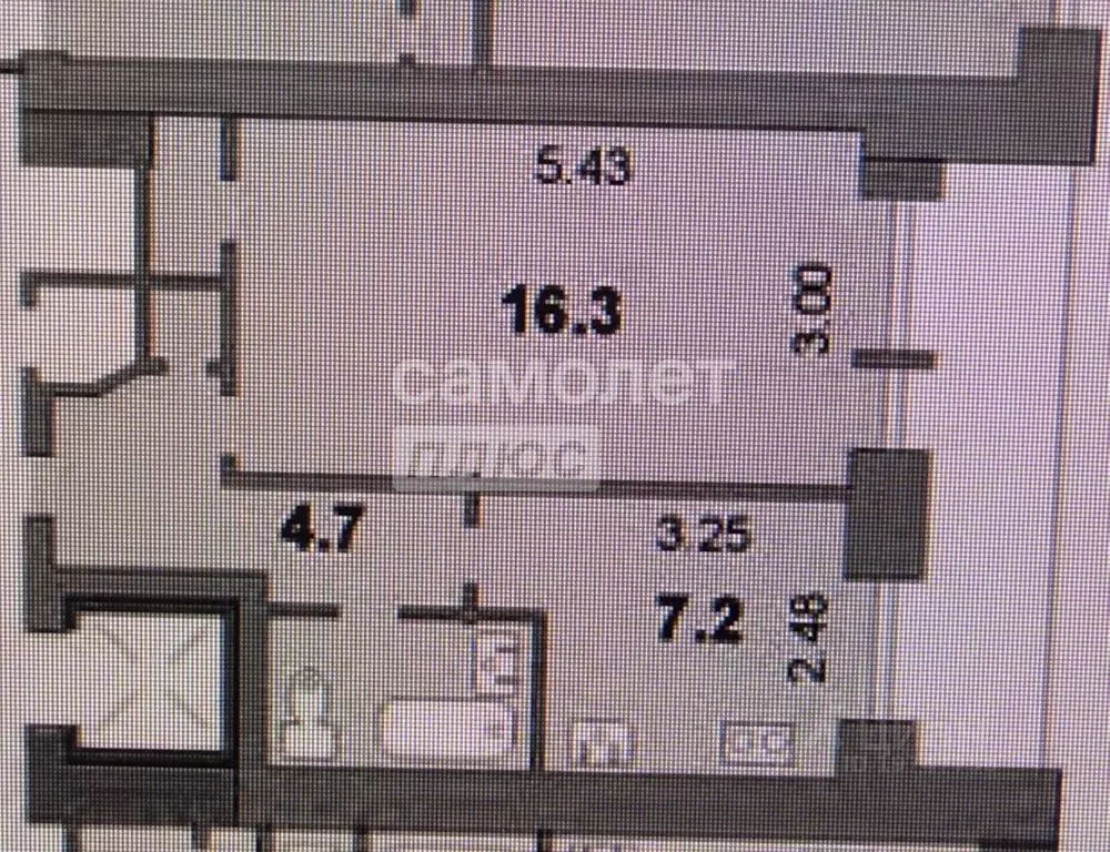 1-к кв. Московская область, Дзержинский Дзержинская ул., 15 (38.0 м) - Фото 2