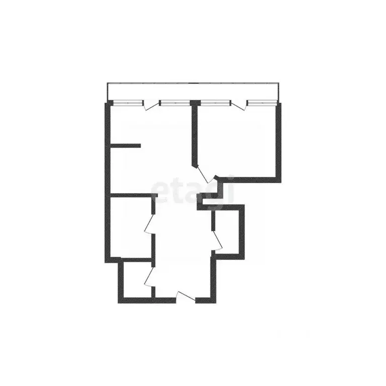 2-к кв. Белгородская область, Белгород ул. Горького, 54Б (72.8 м) - Фото 2