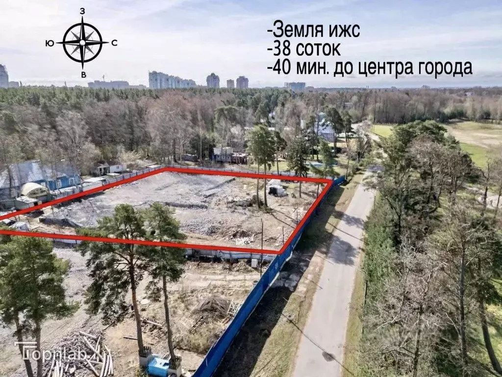 Участок в Санкт-Петербург, Санкт-Петербург, Сестрорецк Пляжная ул., 18 ... - Фото 1